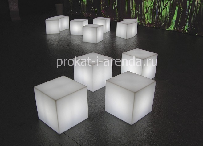 светящийся куб для интерьера